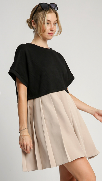 Two Tone Split Dress