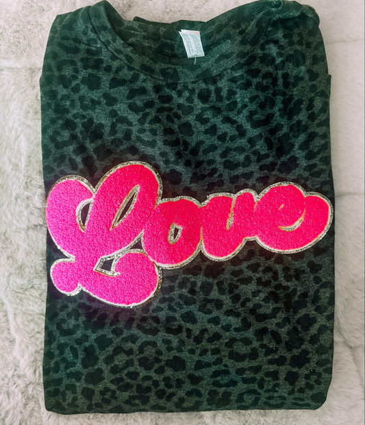Cheetah Love Patch Tee