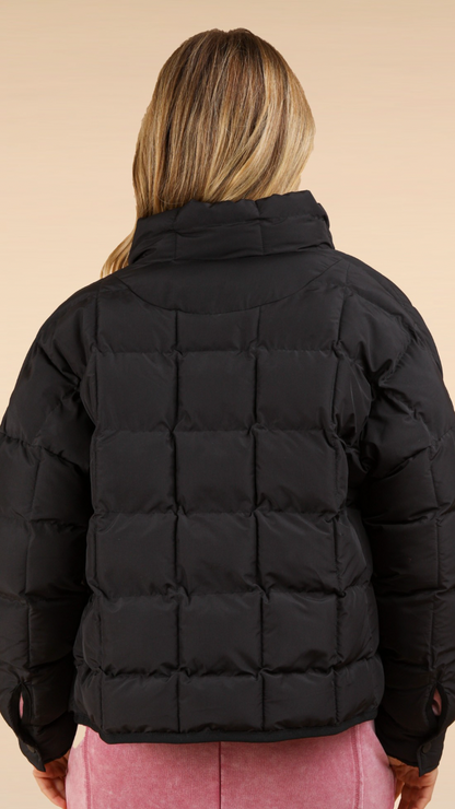 Solid Puffer Jacket