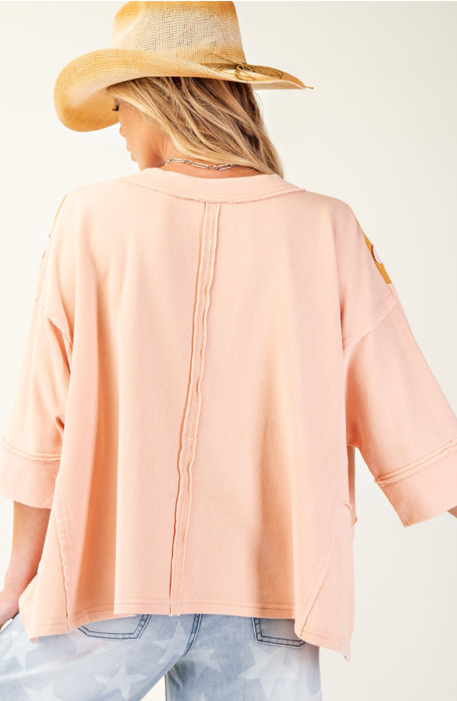 Daisy Patch Oversized Shirt