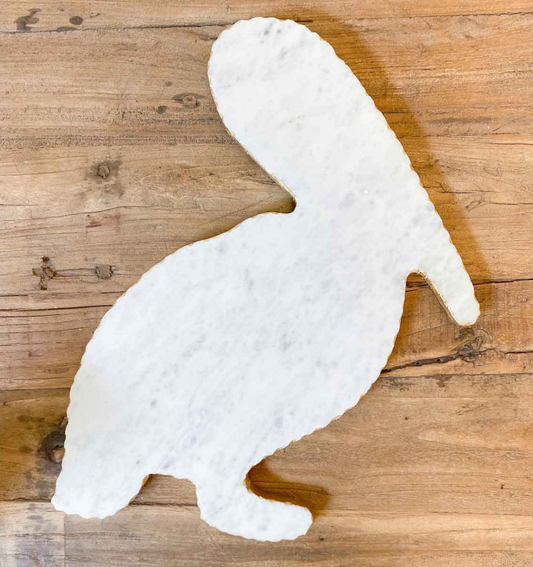 Pelican Shaped Marble Serving Board