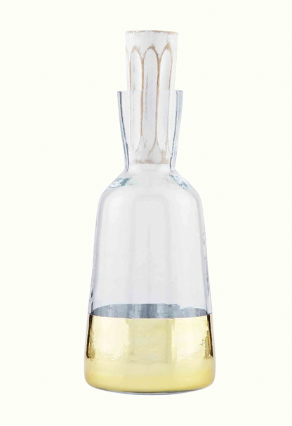 Gold Glass Decanter