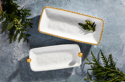 Gold Bead Dish Set