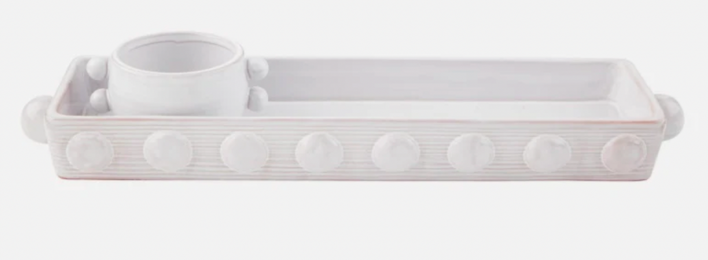 Beaded Dip & Tray Set
