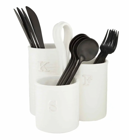 Triple Utensil Holder