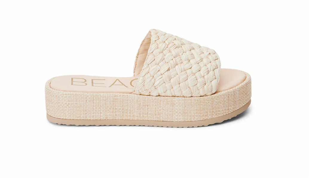 Cairo Platform Sandal-Beige