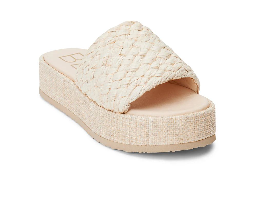 Cairo Platform Sandal-Beige