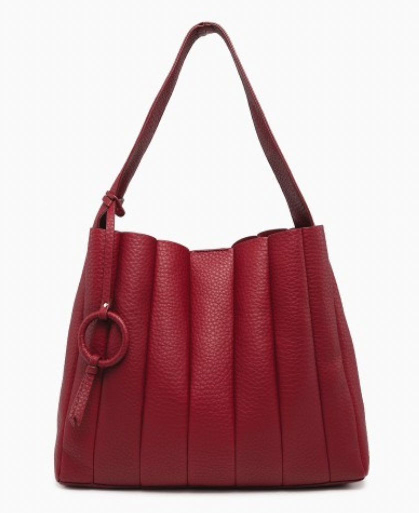 Josie Vegan Pleated Tote