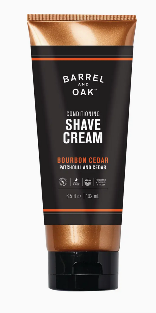 Conditioning Shave Cream-Bourbon Cedar 6.5 Fl oz