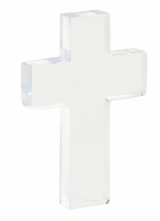 Clear Resin Cross