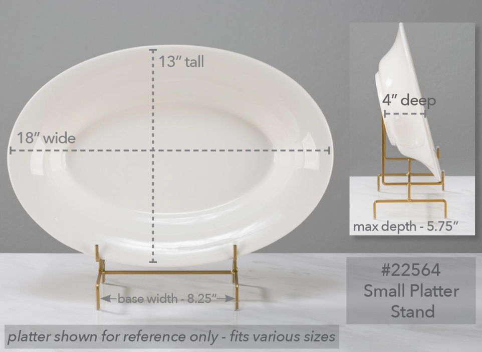 Square Wire Bowl & Platter Stand-Small