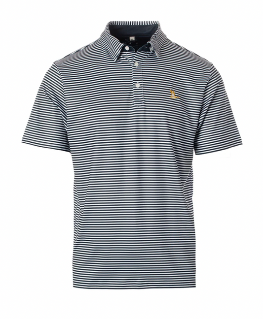 Roost Wide Stripe Polo