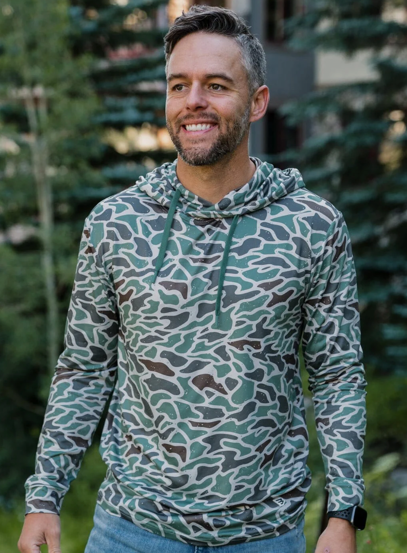 Performance Hoodie-Retro Duck Camo