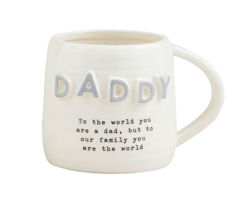 Grey Dad Chunky Letter Mug