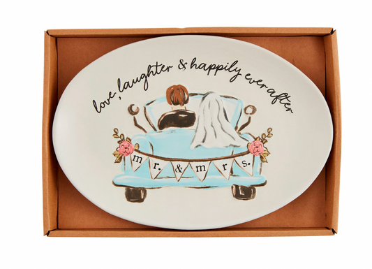 Mr & Mrs Get-Away Car Plate