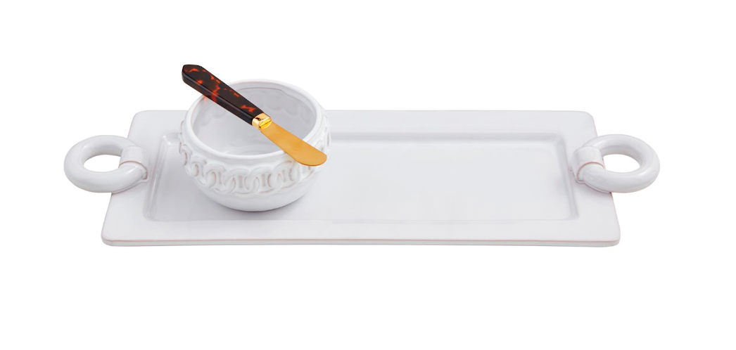 Link Handle Tray & Tidbit Set