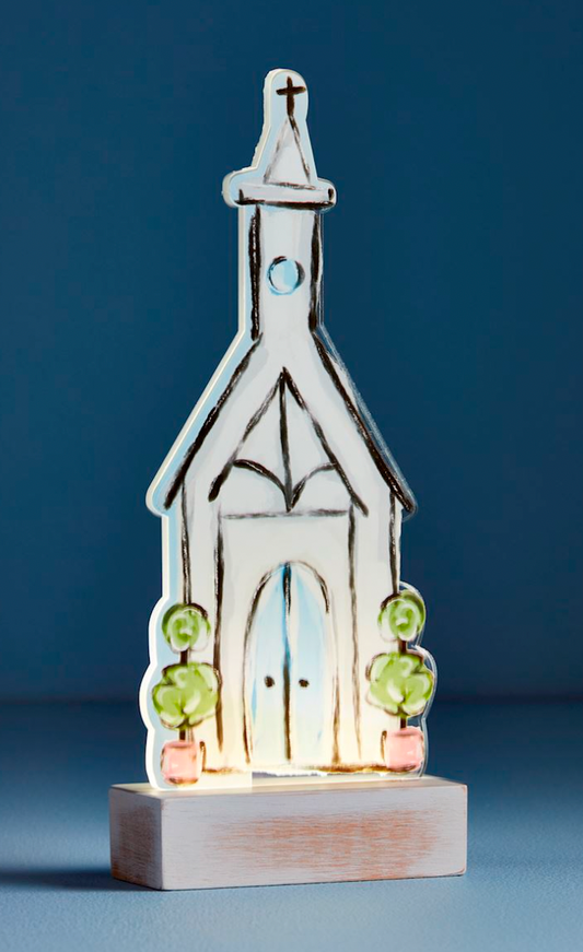 Acrylic Light-Up Church