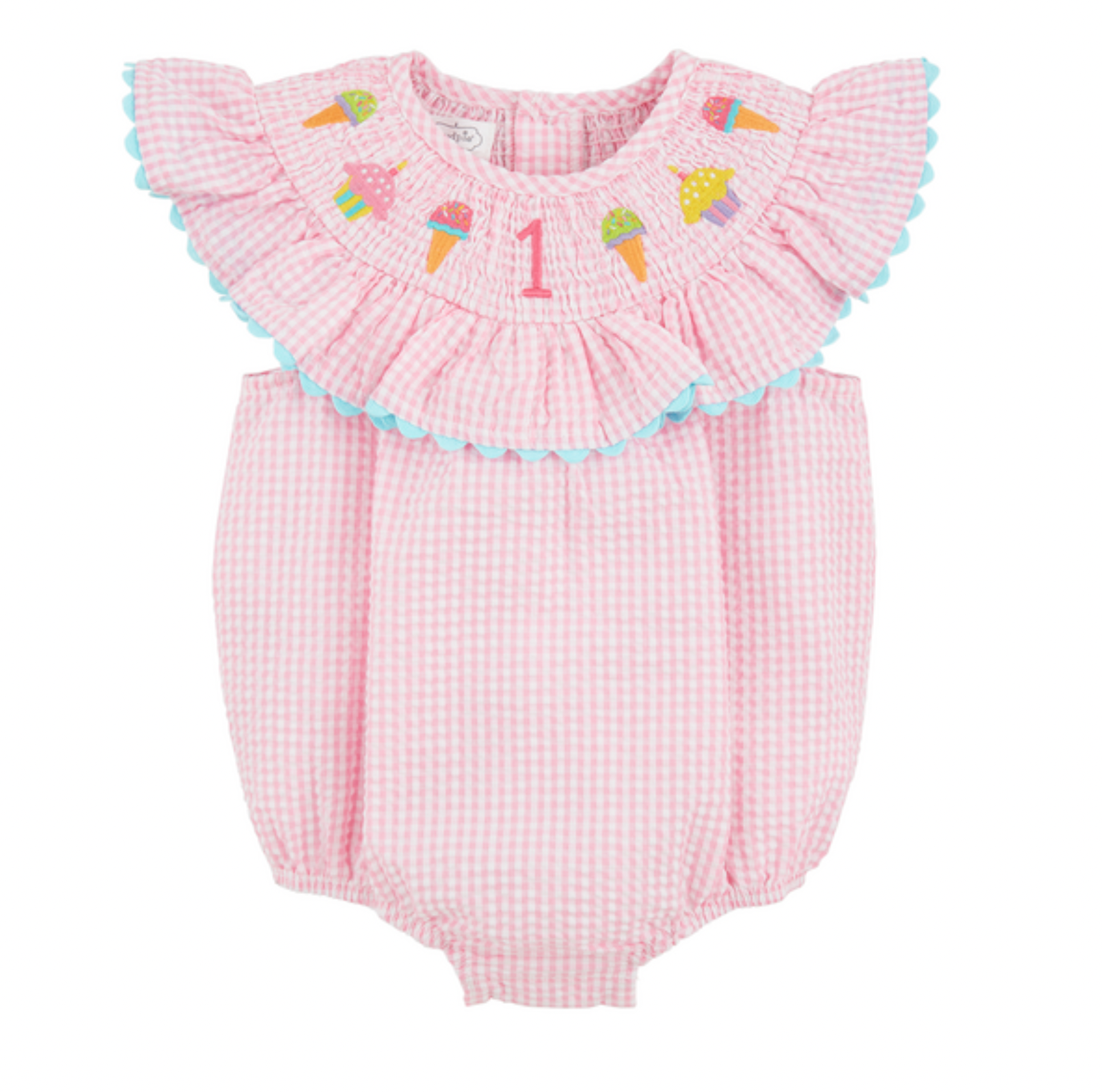 1st Birthday Smocked Bubble