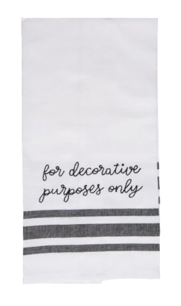 For Decorative Purposes Only Tea Towel