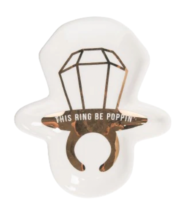This Ring Be Poppin Trinket Tray