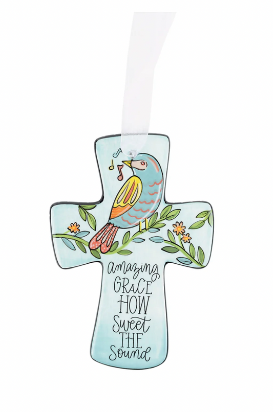 Amazing Grace Bird Cross