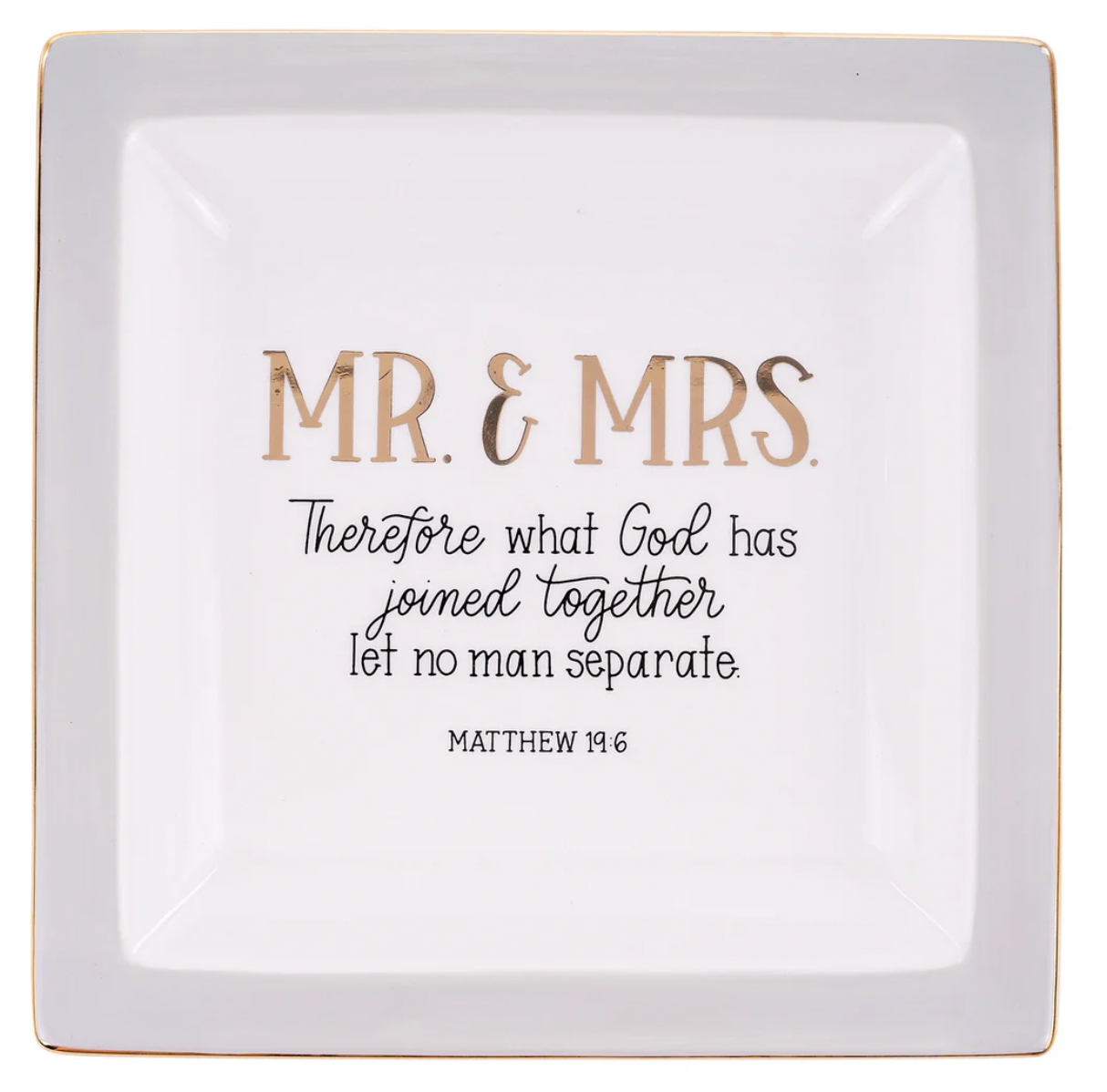 Mr. & Mrs. Joined Together Trinket Tray