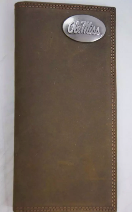 Crazy Horse Roper Wallet Ole Miss