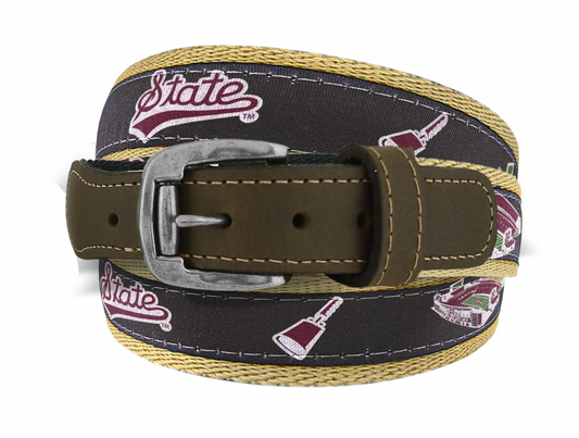 Ribbon Belt Grey MSU