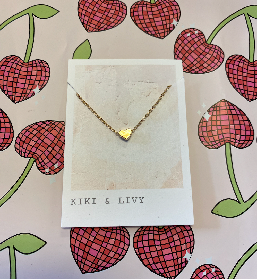 Tiny Gold Heart Necklace