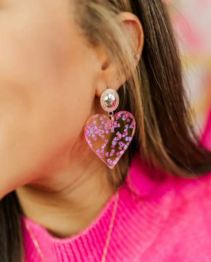 Valentina Heart Drop Earrings
