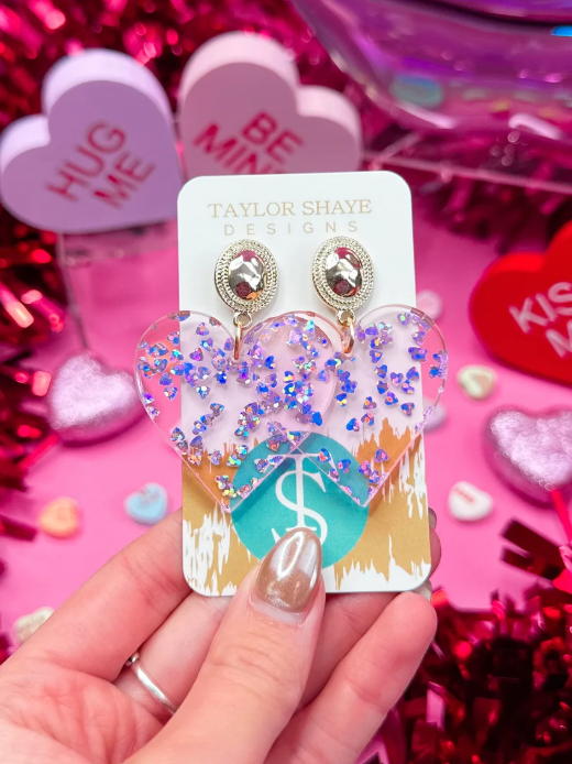 Valentina Heart Drop Earrings