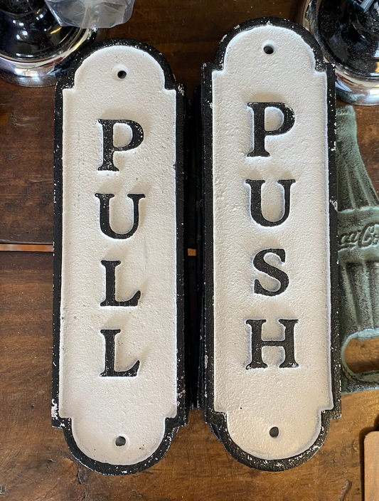 Push/Pull Door Sign
