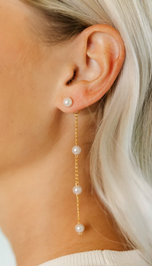Parker Pearl Drop Earrings