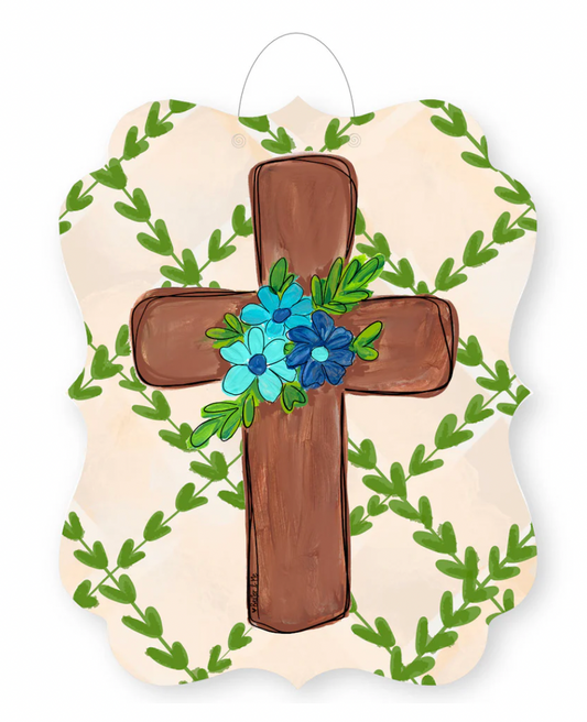 Spring Cross Door Hanger