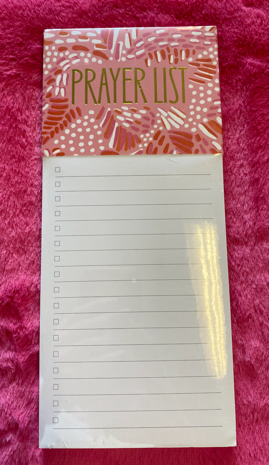 Prayer List Magnetic Notepad