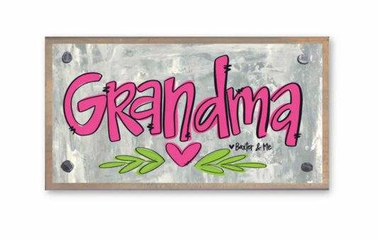 Grandma Happy Block