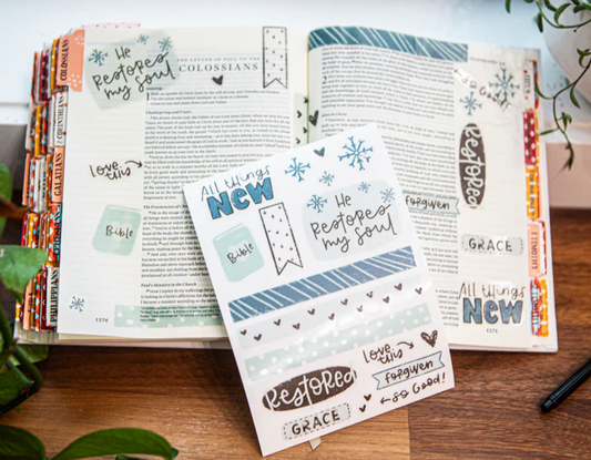 All Things New Sticker Sheet