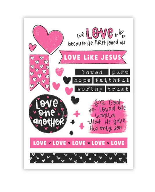 Love One Another Sticker Sheet