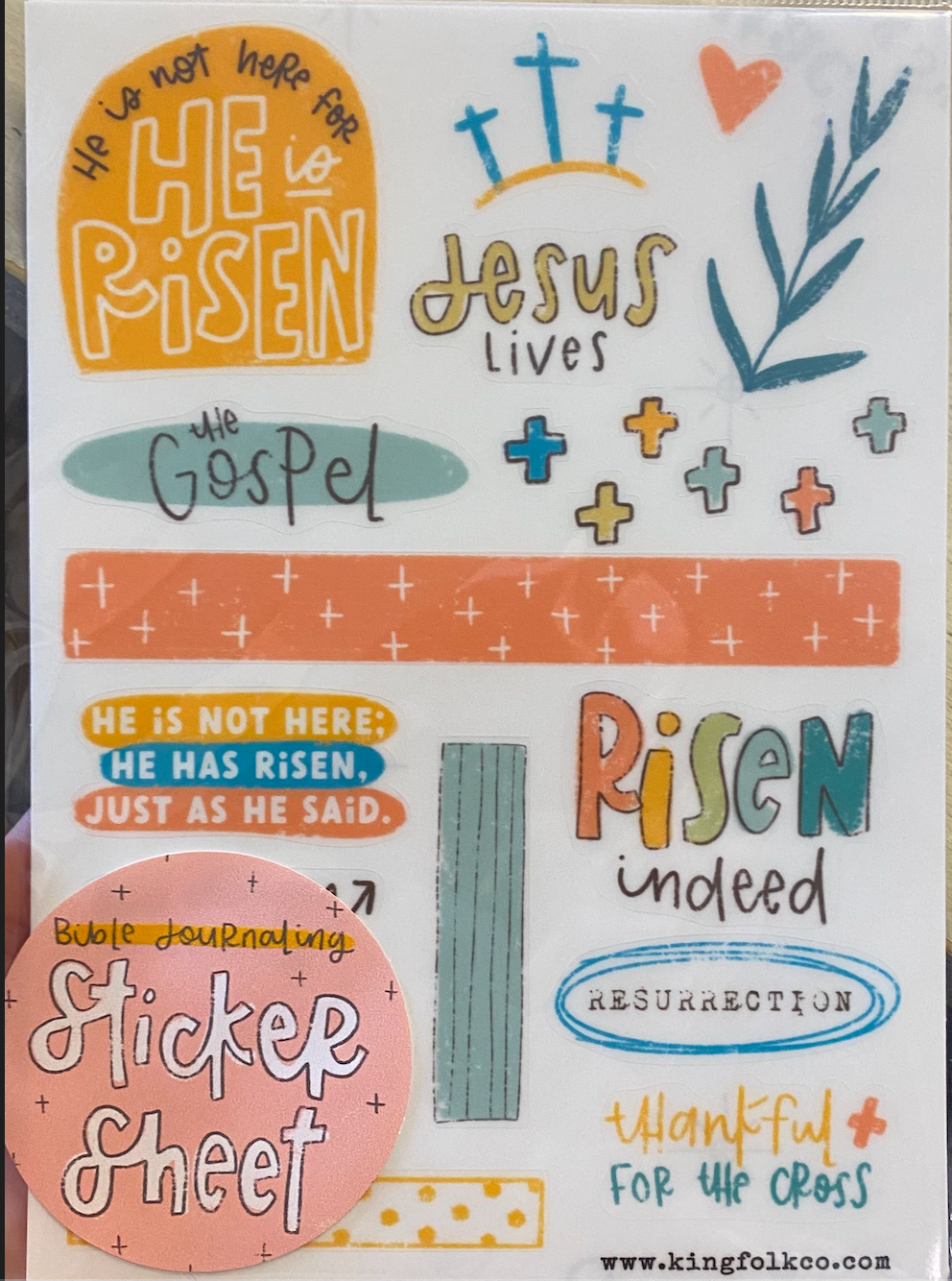 He Is Risen Sticker Sheet