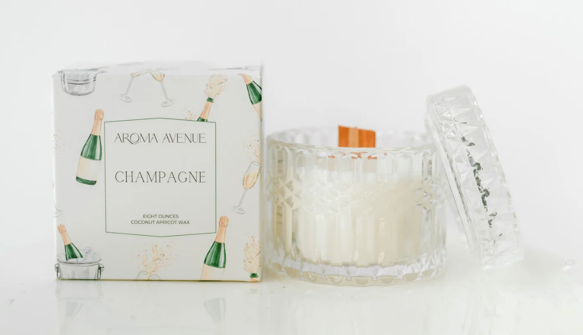 Champagne Candle 8oz
