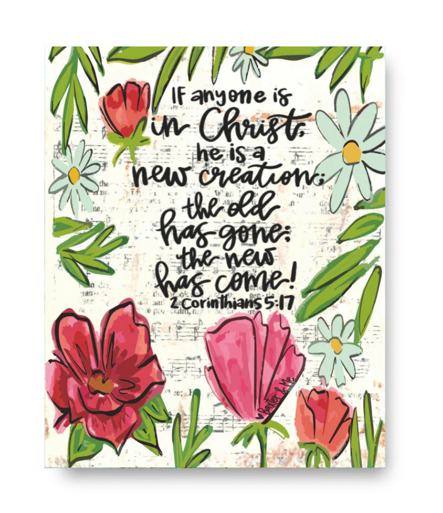 New Creation Wrapped Canvas; 8" x 10"