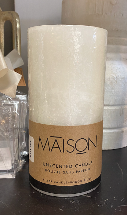 Paraffin Wax 3x6 Candle-White