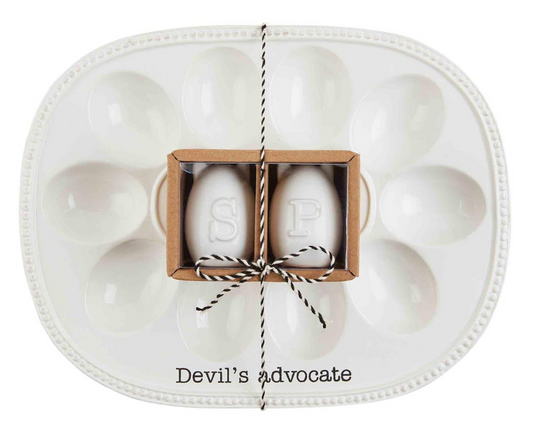 Devil Egg Tray S&P Shaker