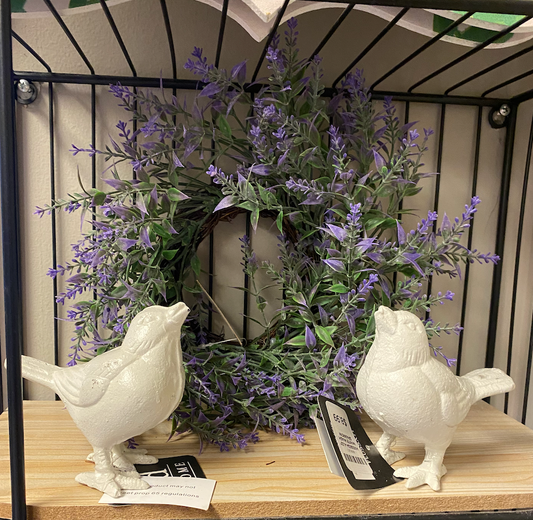 12" Lavender Candle Ring
