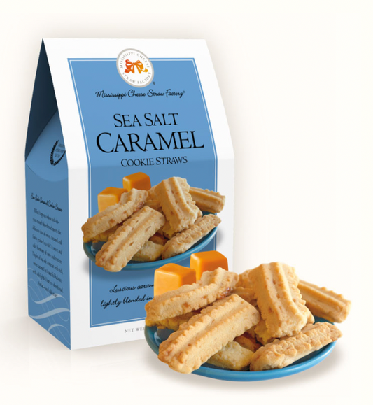 Sea Salt Caramel Cookie Straws 5.5 oz. Carton