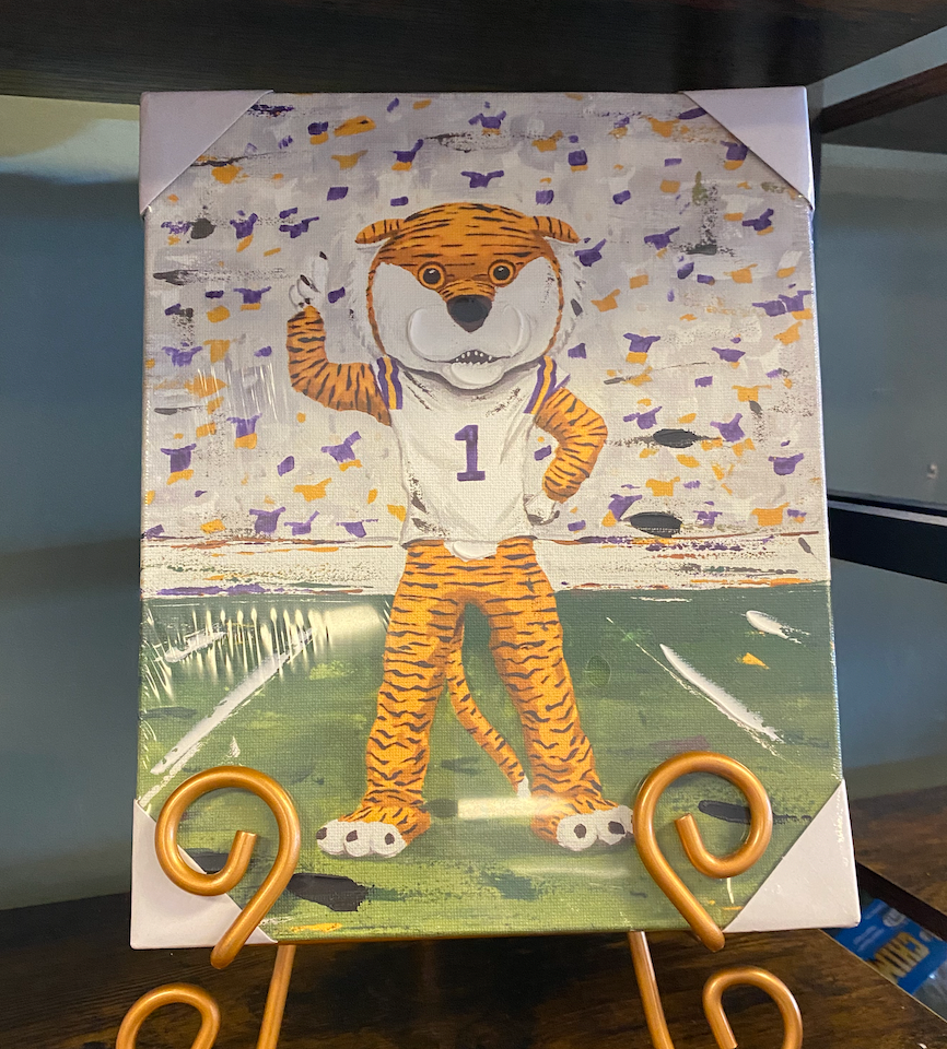 LSU Tiger Canvas Small