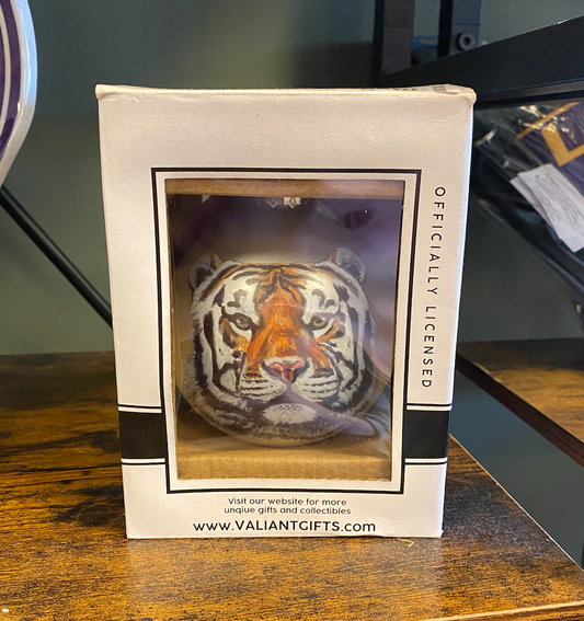 LSU Mascot Glass Ball Ornament