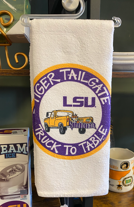 20747 LSU Truck Handtowel