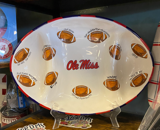 Ole Miss Football Platter