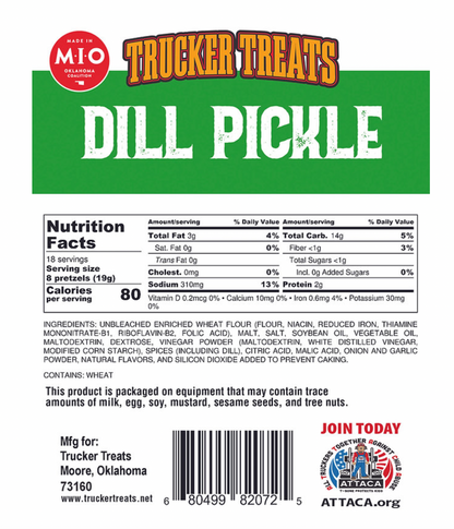12oz Dill Pickle Pretzels